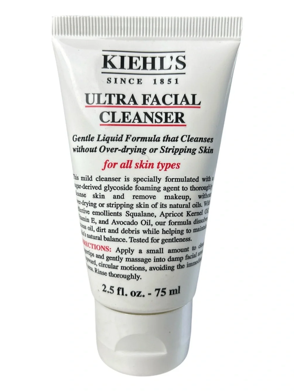 Kiehl's Ultra Facial Cleanser - For All Skin Types 2.5 oz New!